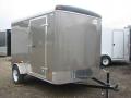 10ft Pewter Flat Front Cargo Trailer