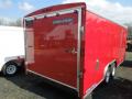 18FT LANDSCAPE TRAILER-RED WITH RAMP