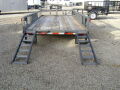 16 ft Heavy Duty Pipe Utility Trailer w/Stand Up Ramps