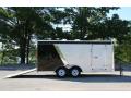 16FT TWO TONE BLACK AND WHITE CARGO TRAILER