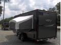 camper 7X18 motorcycle cargo trailer toy hauler A/C VRV