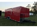 CONCESSION TRAILER 20FT RED W/PROPANE TANK HOLDER