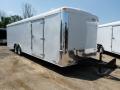 28ft  Enclosed  Racers Package Car Trailer-Flat Front