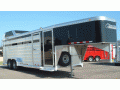 24ft Stock Combo Trailer w/Saddle Rack and Dressing Room