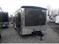 20ft Enclosed Cargo/Auto Trailer - Charcoal - Flat Front