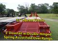 25+5ft Flatbed Trailer w/Lockable Toolbox