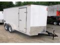     Cargo 14ft White With Ramp: 2-3500lb axles