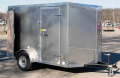  US CARGO 5x10 SILVER CARGO W/BARN DOORS