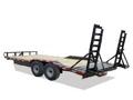 20ft Lowboy Equipment Trailer w/Stand Up Ramps 