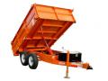 Orange Tandem 3500lb Axle 10ft Dump Trailer