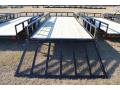 16ft Pipe Utility Trailer Black with Wood Deck