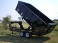7X14 DUMP TRAILER WITH 4FT SIDES