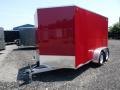 BEAUTIFUL 14FT RED V-NOSE MOTORCYCLE TRAILER