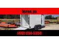  Cell Tech 7x14 contractor 10k black w ladder Cargo / Enclosed Trailer
