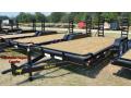 20ft Tandem Axle Utility Trailer w/Stand Up Ramps