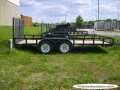 16ft Tandem 3500lb Axle Axle Pipe Utility Trailer