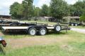 16ft Tandem Axle Open Car Hauler with Spare Tire