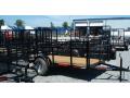 8ft Utility trailer w/expanded metal sides