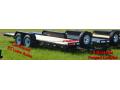 20ft Tilt Bed Equipment Trailer with Platform and Spare Tire