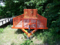 18ft Orange Utility Trailer w/ High Expanded metal Sides