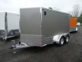 LIGHT WEIGHT 14FT SILVE ENCLOSED MOTORCYCLE TRAILER