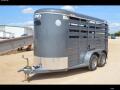 Bumper Pull Charcoal 14ft Livestock Trailer