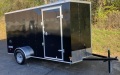 Black V-nose 12ft Cargo Trailer