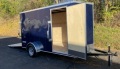 12ft BLUE CARGO TRAILER W/RAMP