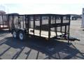 16ft Tandem Axle Landscaping Trailer - Sides Enclosed w/ Expanded Metal