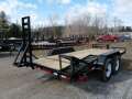 16 ft  Tandem Axle Utility/Equipment Trailer Black 