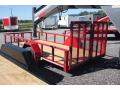 12ft Red SA Utility Trailer w/Wood Floor
