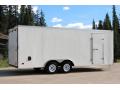 WHITE 20FT TANDEM AXLE WITH 3500LB CARGO 