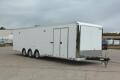32ft  White Flat Front Car Hauler - Loaded with Features