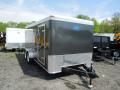 16ft 7k Enclosed Cargo w/Ramp Charcoal Gray