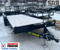 2023 B/R Trailer 82x22, Wide Stand Up Ramps, 10,400lb G.V.W.R