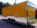 28ft Yellow Triple Axle 9' tall Moving Trailer