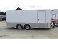 18ft Car Hauler w/Two Tone White and Beige