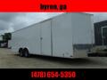  Covered Wagon Trailer 8.5x24 10k Carhauler w/ ramp door Enclosed Cargo