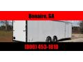 8.5x28 14k Charcoal Carhauler w/ ramp door Enclosed Cargo