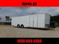 8.5x28 14k spread axle Carhauler w/ ramp door Enclosed Cargo