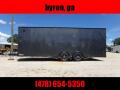 Covered Wagon Trailers 8.5x24 Bk Black out ramp door Enclosed Cargo