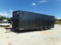 Covered Wagon Trailers 8.5x24 Bk Black out ramp door Enclosed Cargo
