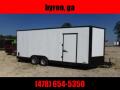 Liberty 8.5X20 White 10K Semi-Screwless Carhauler Enclosed Cargo Trailer