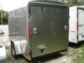 12FT PEWTER FLAT FRONT ENCLOSED CARGO