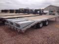 20+5ft  Gooseneck    -   2-10000lb Axles-Silver Wood Deck