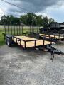 Tandem 3500lb Axle 16ft Bumper Pull Utility Trailer