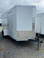 White 12ft Cargo / Enclosed Trailer w/Ramp Door