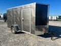 12ft Charcoal Cargo Trailer w/Extra Height