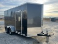 Charcoal 14ft Steel Cargo / Enclosed Trailer