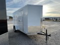 12ft White Cargo / Enclosed Trailer w/Ramp Door